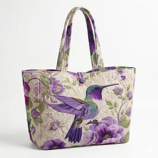 Spring Flight Quilted Classic Tote Bag SN0NT014