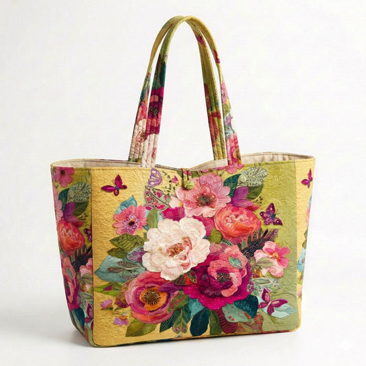 Spring Bouquet Quilted Classic Tote Bag SN0NT026