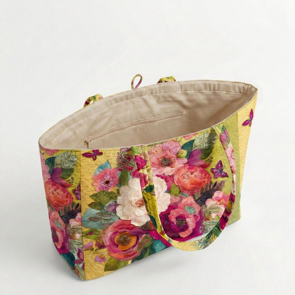 Spring Bouquet Quilted Classic Tote Bag SN0NT026