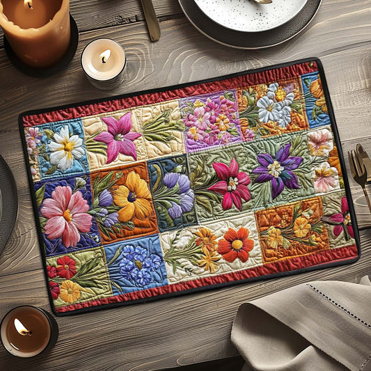 Spring Whisper Quilted Place Mat NCU0NVH946