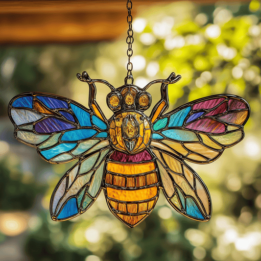 Stained Glass Buzz - Window Hanging Suncatcher NCU0TH032