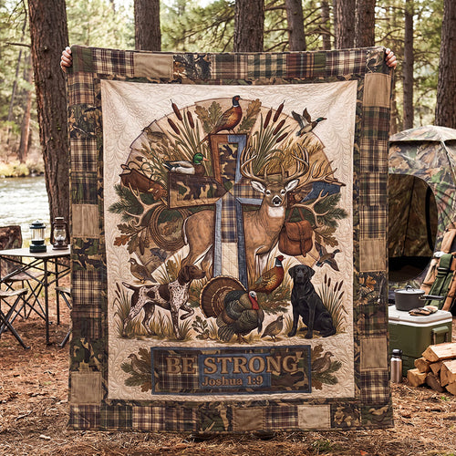 Stand Firm Wilderness Quilted Blanket SN0PT073