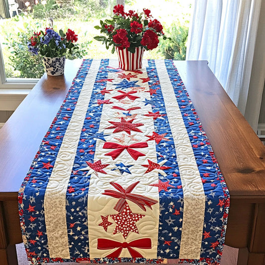 Star-Spangled Style Quilted Table Runner NCU0PT3394