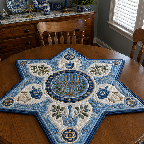 Star of Tradition Custom Shape Quilted Table Topper SN0PT798