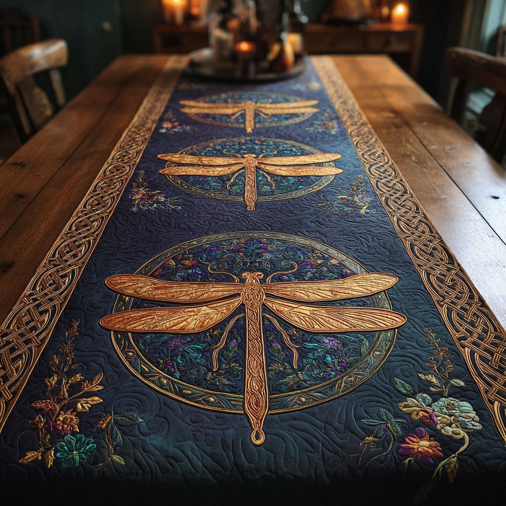 Starlit Meadow Quilted Table Runner NCU0NTV376