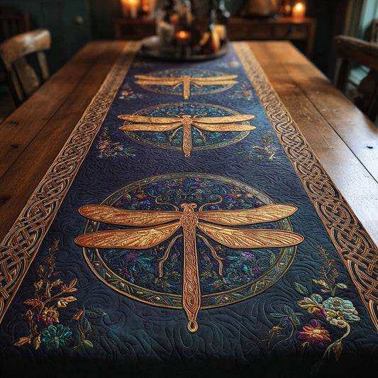 Starlit Meadow Quilted Table Runner NCU0NTV376