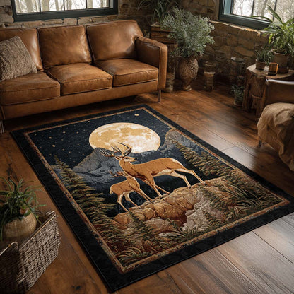 Starlit Stag Area Rug NCU0PT9422