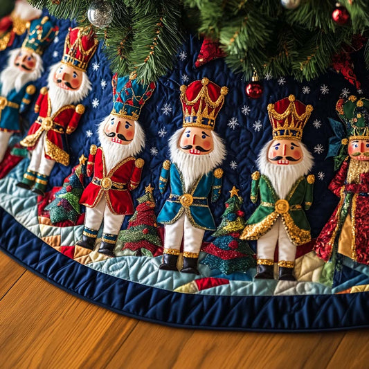 Starry Guardians Quilted Christmas Tree Skirt NCU0VH623