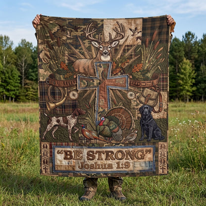Steadfast Walk Hunting Quilted Blanket SN0PT074
