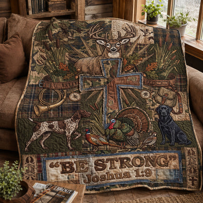 Steadfast Walk Hunting Quilted Blanket SN0PT074