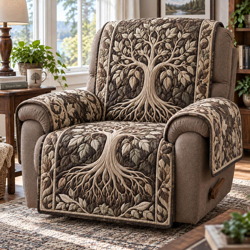Stone Celtic Tree Quilted Sofa Cover SN0DV973