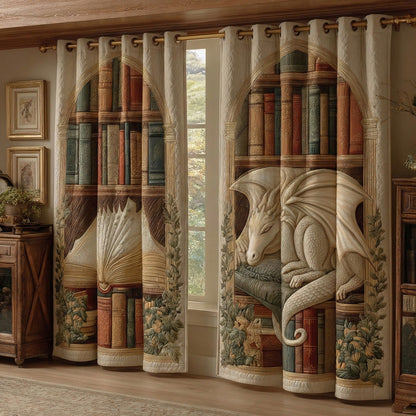 Stone Guardian Quilted Curtains NCU0DH782