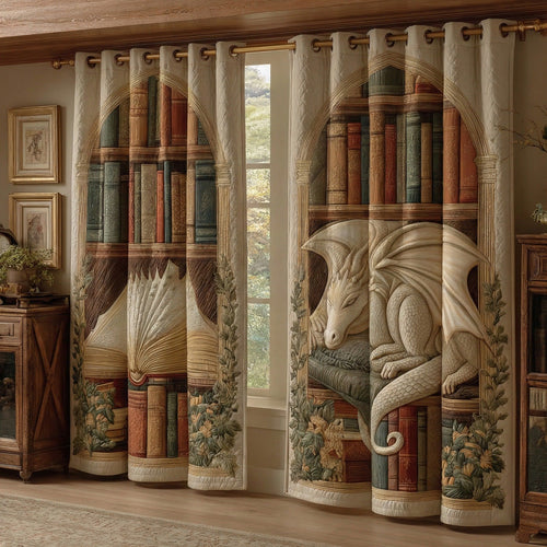 Stone Guardian Quilted Curtains NCU0DH782