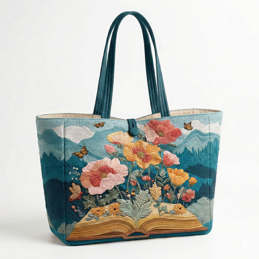 Story Bloom Quilted Classic Tote Bag SN0NT031