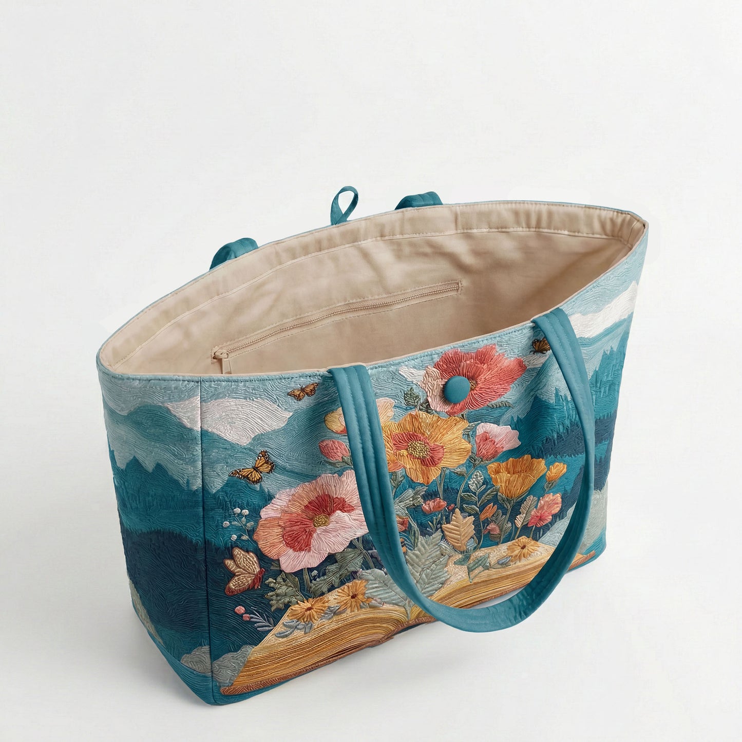 Story Bloom Quilted Classic Tote Bag SN0NT031