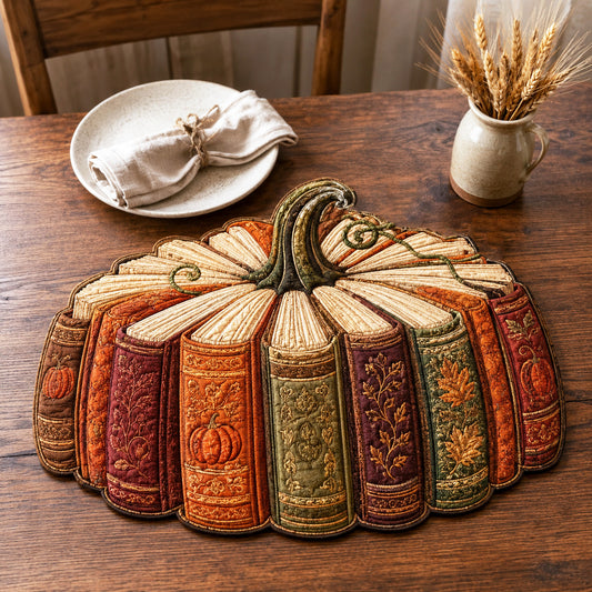 Storybook Pumpkin Custom Shape Quilted Placemat SN0TV045