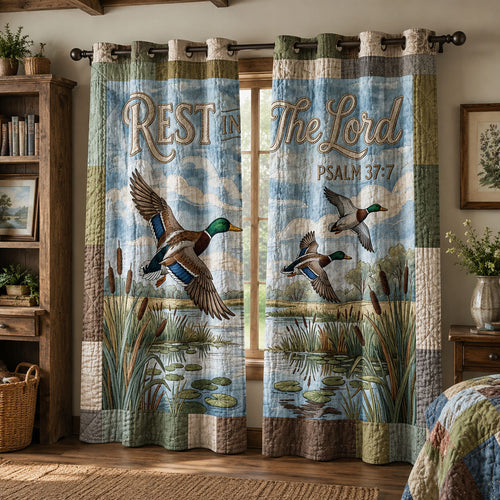 Streams of Sanctuary Quilted Curtains SN0PT110