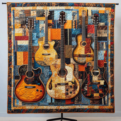 Strumming Colors Quilted Blanket NCU0PT1354