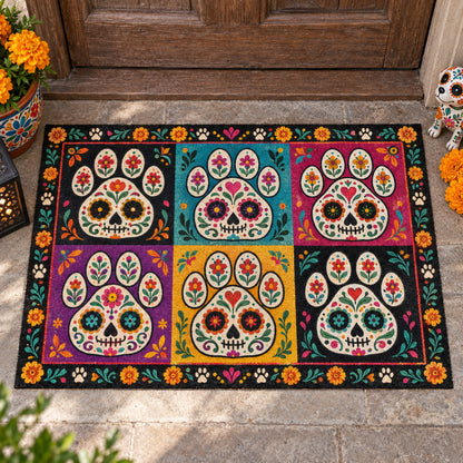 Sugar Skull Bloom Doormat SN0TV370