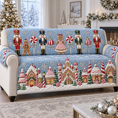 Sugarplum Kingdom Quilted Sofa Cover SN0TV895