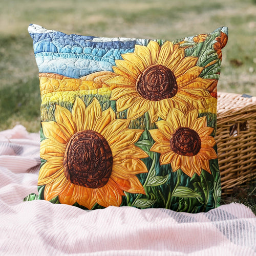 Summer Bloom Quilted Pillow Case NCU0NVH567