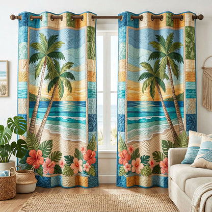 Summer Coast Quilted Curtains NCU0ND100