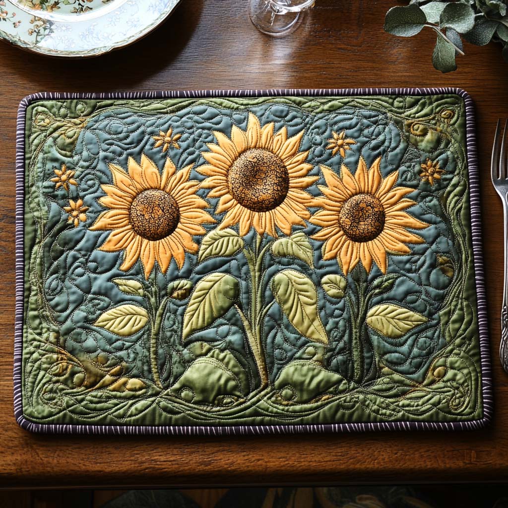 Summer Glow Quilted Place Mat NCU0DV3144