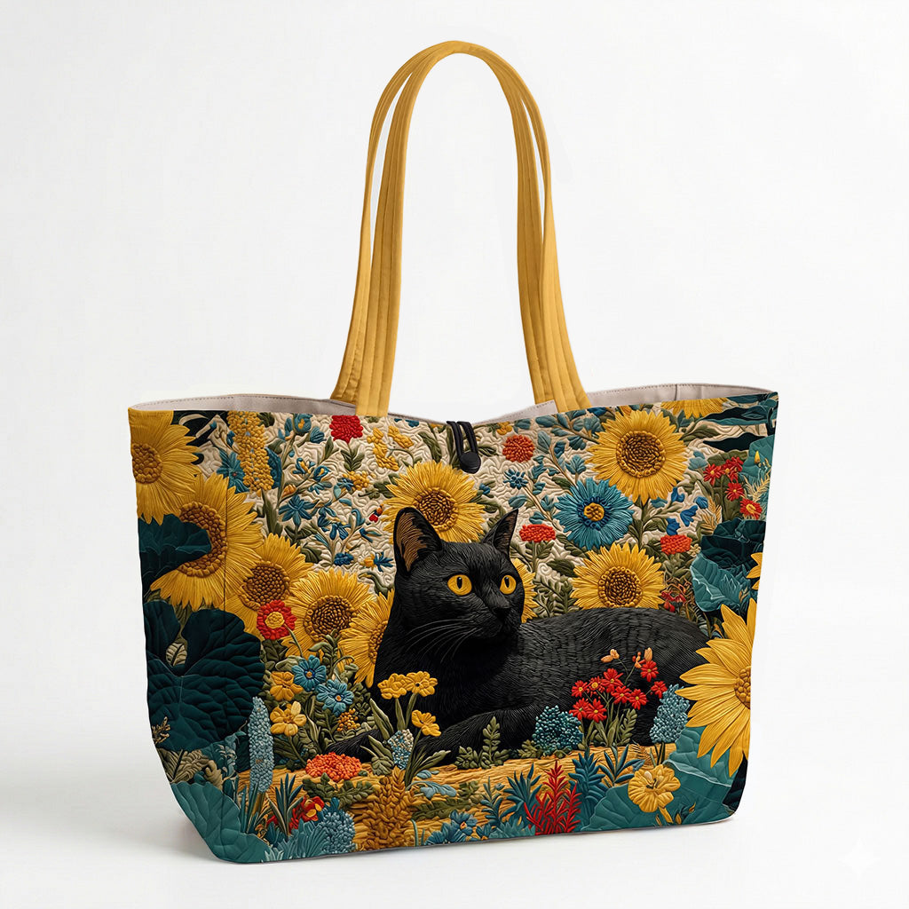 Sun-Drenched Shadow Quilted Classic Tote Bag SN0PT041