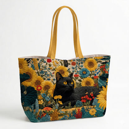 Sun-Drenched Shadow Quilted Classic Tote Bag SN0PT041
