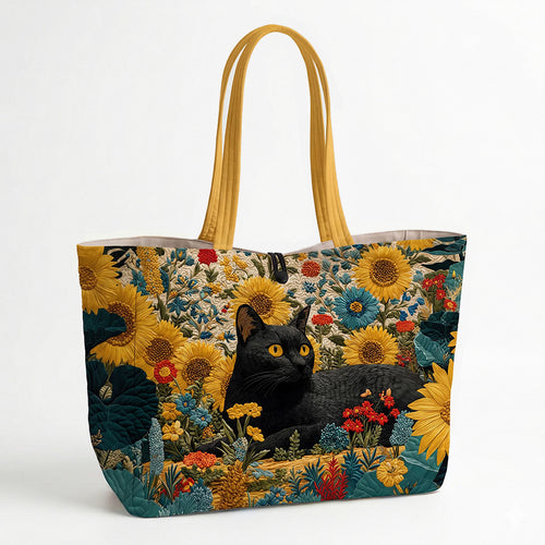 Sun-Drenched Shadow Quilted Classic Tote Bag SN0PT041