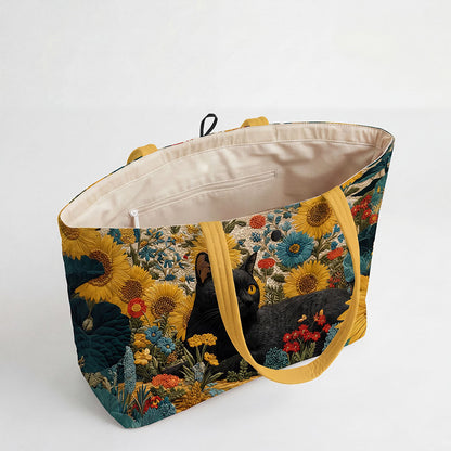 Sun-Drenched Shadow Quilted Classic Tote Bag SN0PT041