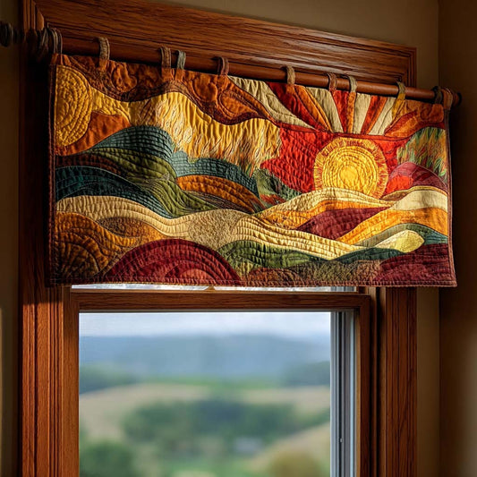 Sun Glow Quilted Valance NCU0PVL372