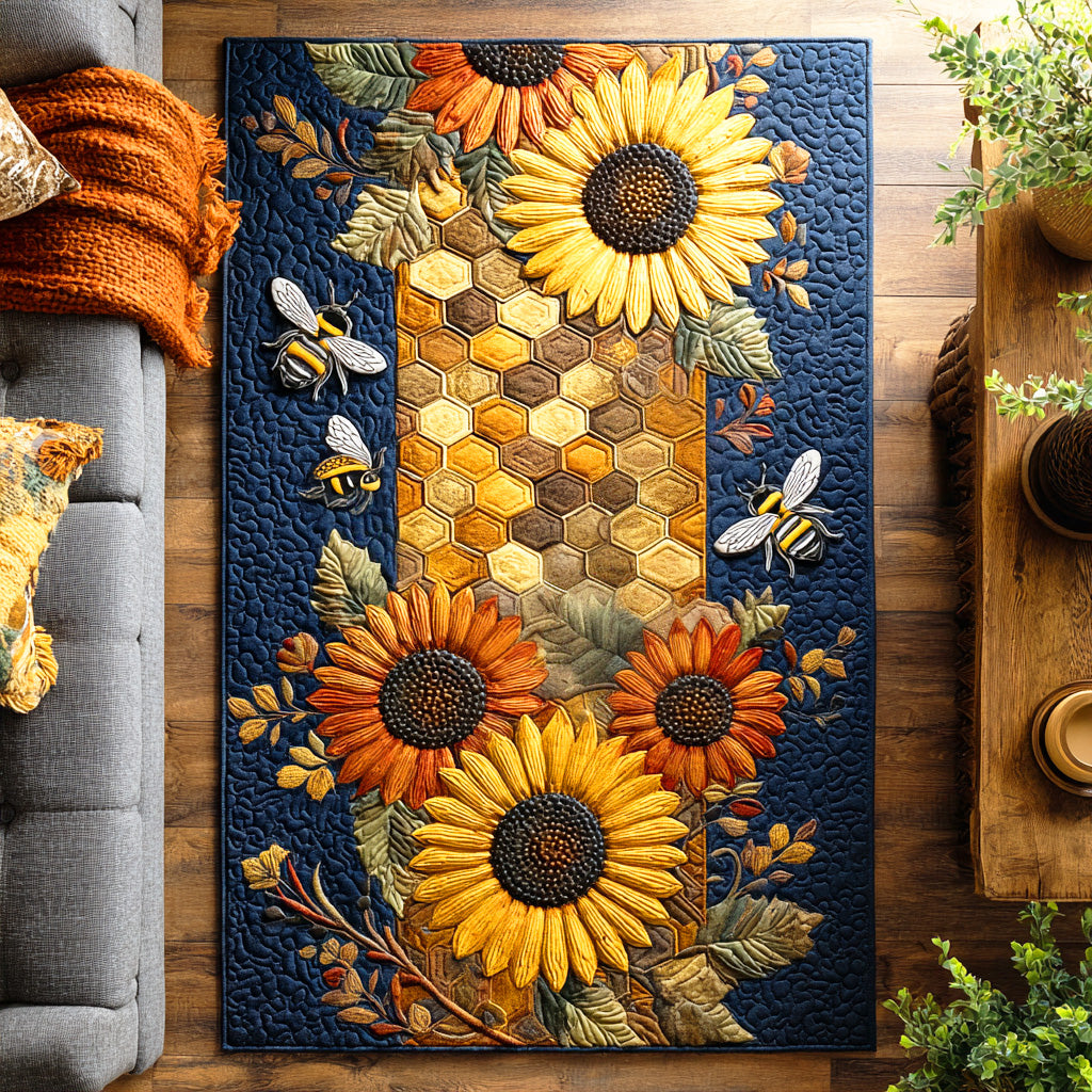 Sunflower Hive Area Rug NCU0TD949