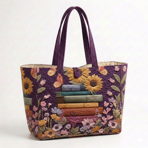Sunflower Stories Quilted Classic Tote Bag SN0NT034