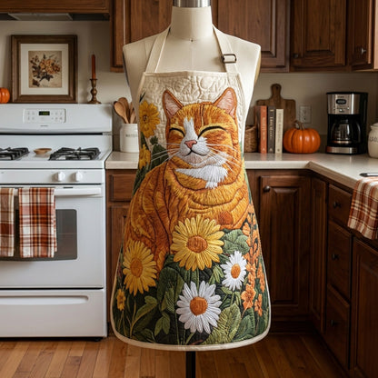 Sunflower Whiskers Quilted Apron SN0PT158