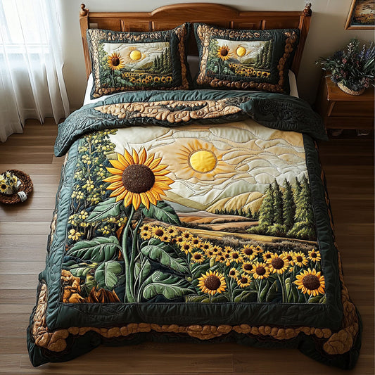 Sunlit Bliss Quilted Bedding Set NCU0DV089
