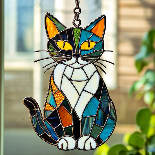 Sunlit Cat - Window Hanging Suncatcher NCU0PD078