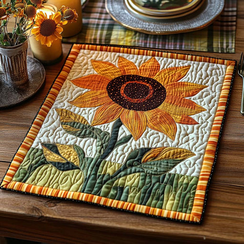 Sunlit Whispers Quilted Place Mat NCU0DV3487