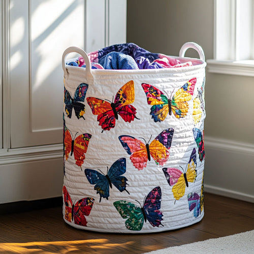 Sunlit Wing Quilted Laundry Basket NCU0PVL414