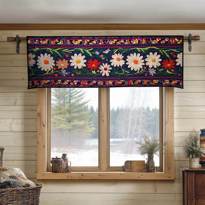 Sunny Bloom Quilted Valance NCU0DDK671