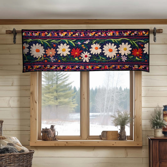 Sunny Bloom Quilted Valance NCU0DDK671