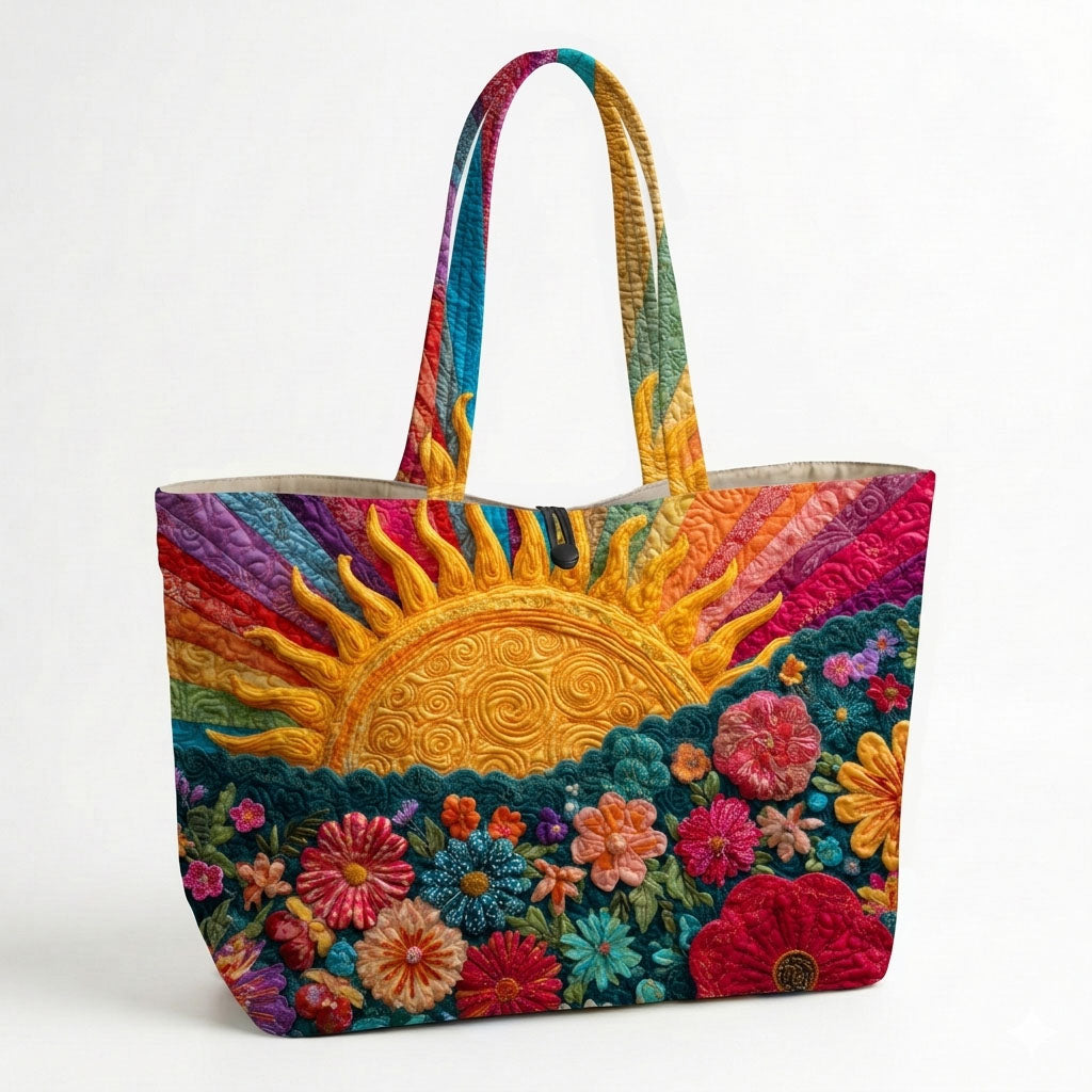 Sunny Fields Quilted Classic Tote Bag SN0DK043