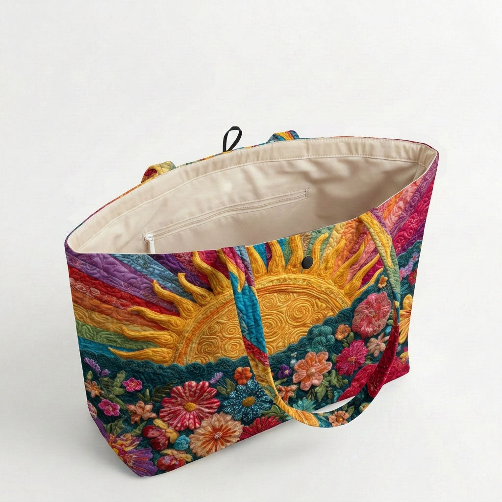 Sunny Fields Quilted Classic Tote Bag SN0DK043