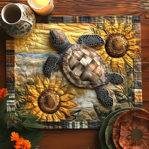 Sunny Turtle Quilted Place Mat NCU0DV3558