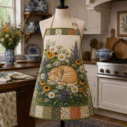 Sunny Whiskers Quilted Apron SN0DV103