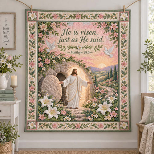 Sunrise Resurrection Quilted Blanket SN0HH0868