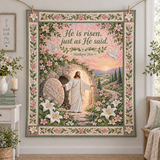 Sunrise Resurrection Quilted Blanket SN0HH0868