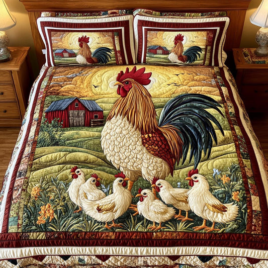 Sunrise Rooster Duvet Cover Set NCU0NVH557