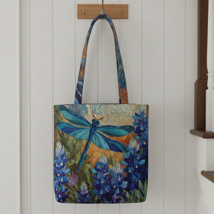 Sunset Stitch Quilted Zipper Tote Bag SN0K009