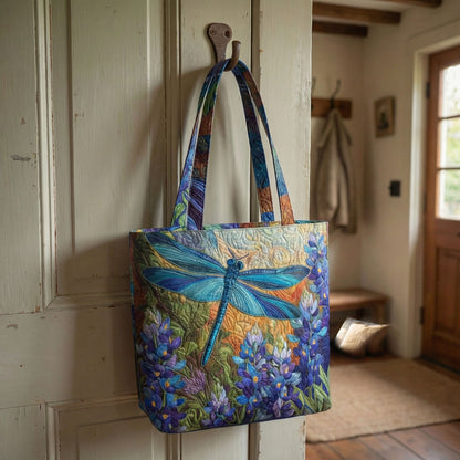 Sunset Stitch Quilted Zipper Tote Bag SN0K009